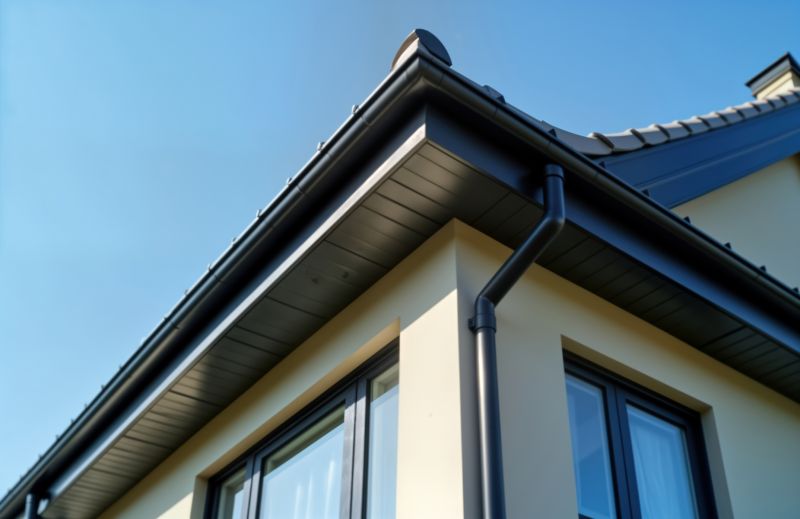 Seamless Gutters Installation detail